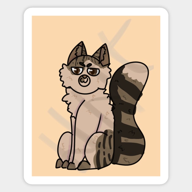 Cat Buddy Sticker by Householdthing